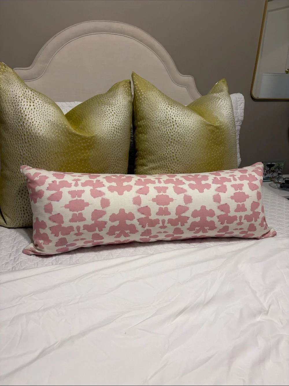 Laura park bolster pillow COVER ONLY